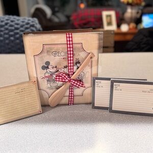 Hallmark Disney Cookbook Binder with recipe cards